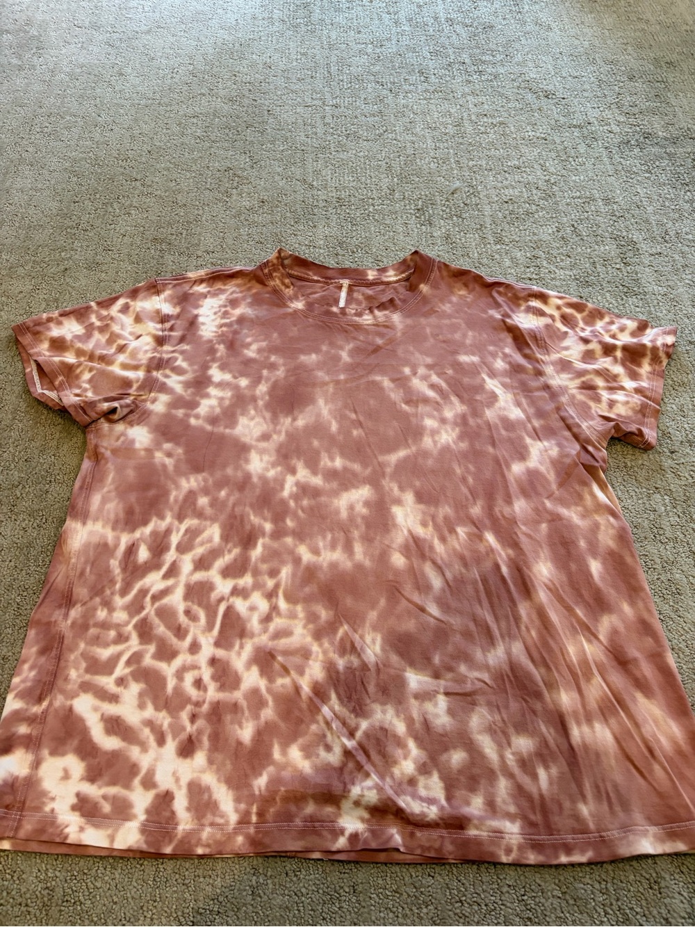 Women’s Tie-Dye Short Sleeve Tee - Dusty Rose